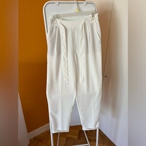 Stradivarius white pants